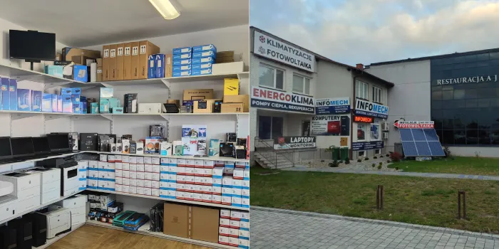 Sklep stacjonarny z monitoringiem