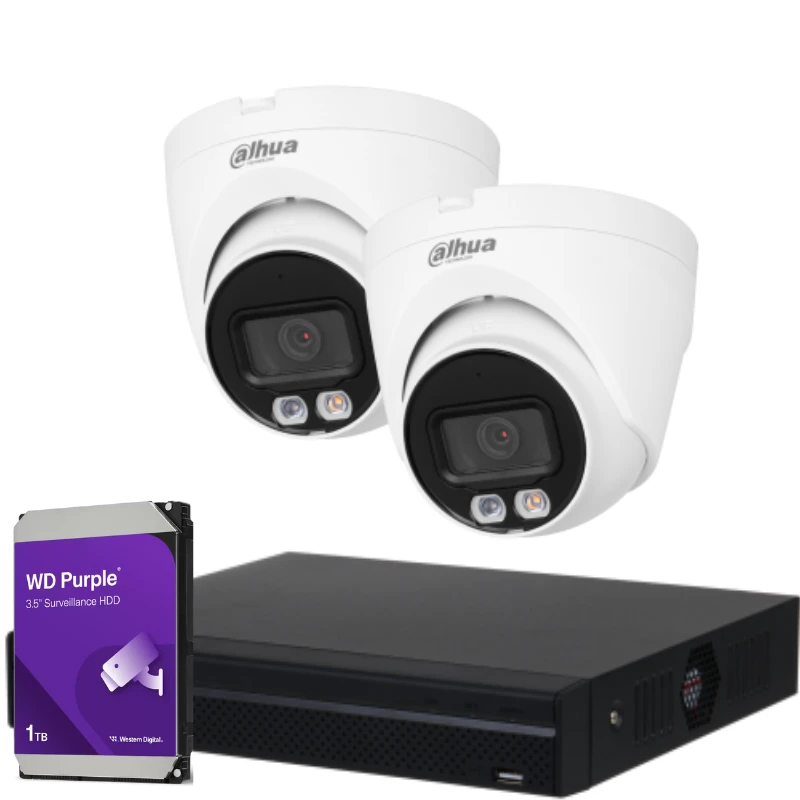 Zestaw monitoringu IP IPC HDW1439V A IL - 2 kamery