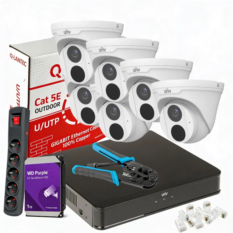 Zestaw Monitoringu IP UNIVIEW IPC3615LE-ADF28K-G 5MPX Zestaw Monitoringu IP UNIVIEW IPC3615LE-ADF28K-G 5MPX - obrazek 5