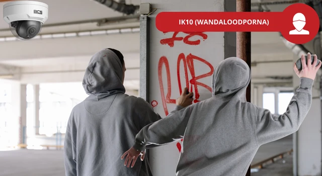 Kamera IP BCS-P-DIP24FSR3-Ai2 odporna na akty wandalizmu Kamera IP BCS-P-DIP24FSR3-Ai2 odporna na wandalizm