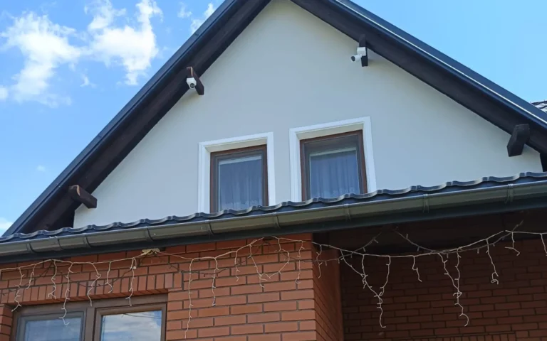montaż kamer BCS w domu jednorodzinnym, wygląd budynku