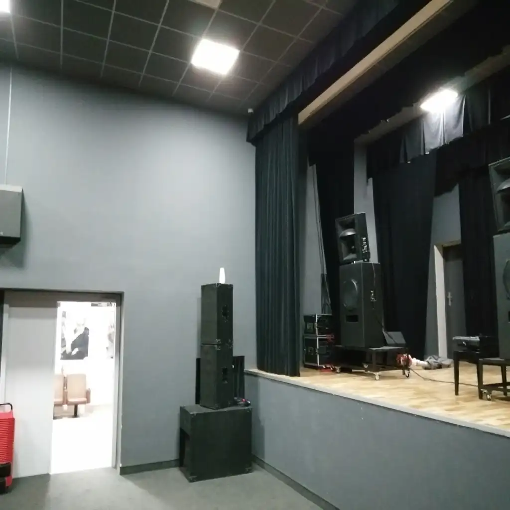 montaż monitoringu w kinie, kamera w sali kinowej