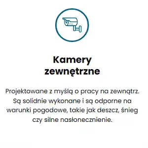 dobór kamer do obiektów przemysłowych, typ kamery