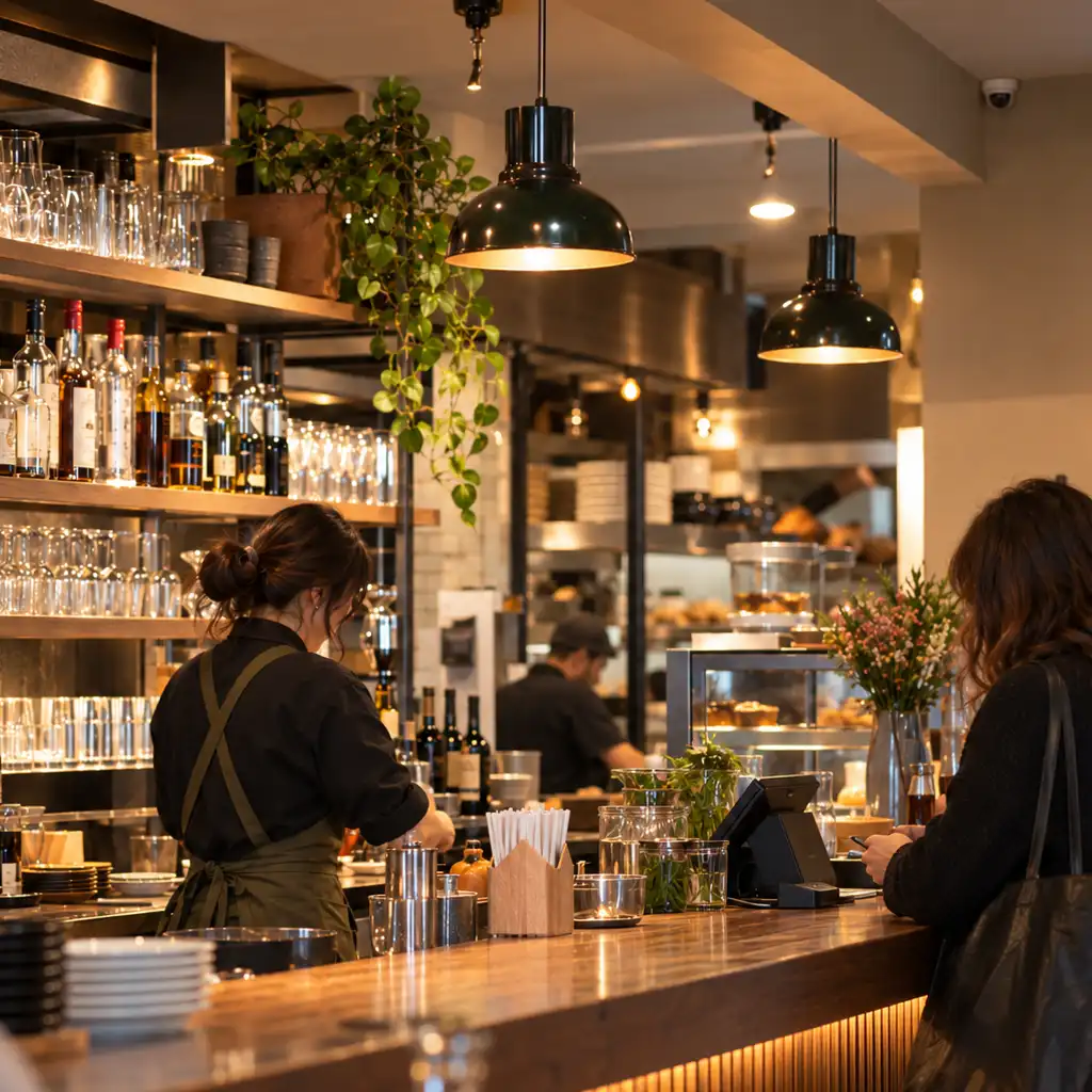 skuteczny monitoring w restauracji, kamera